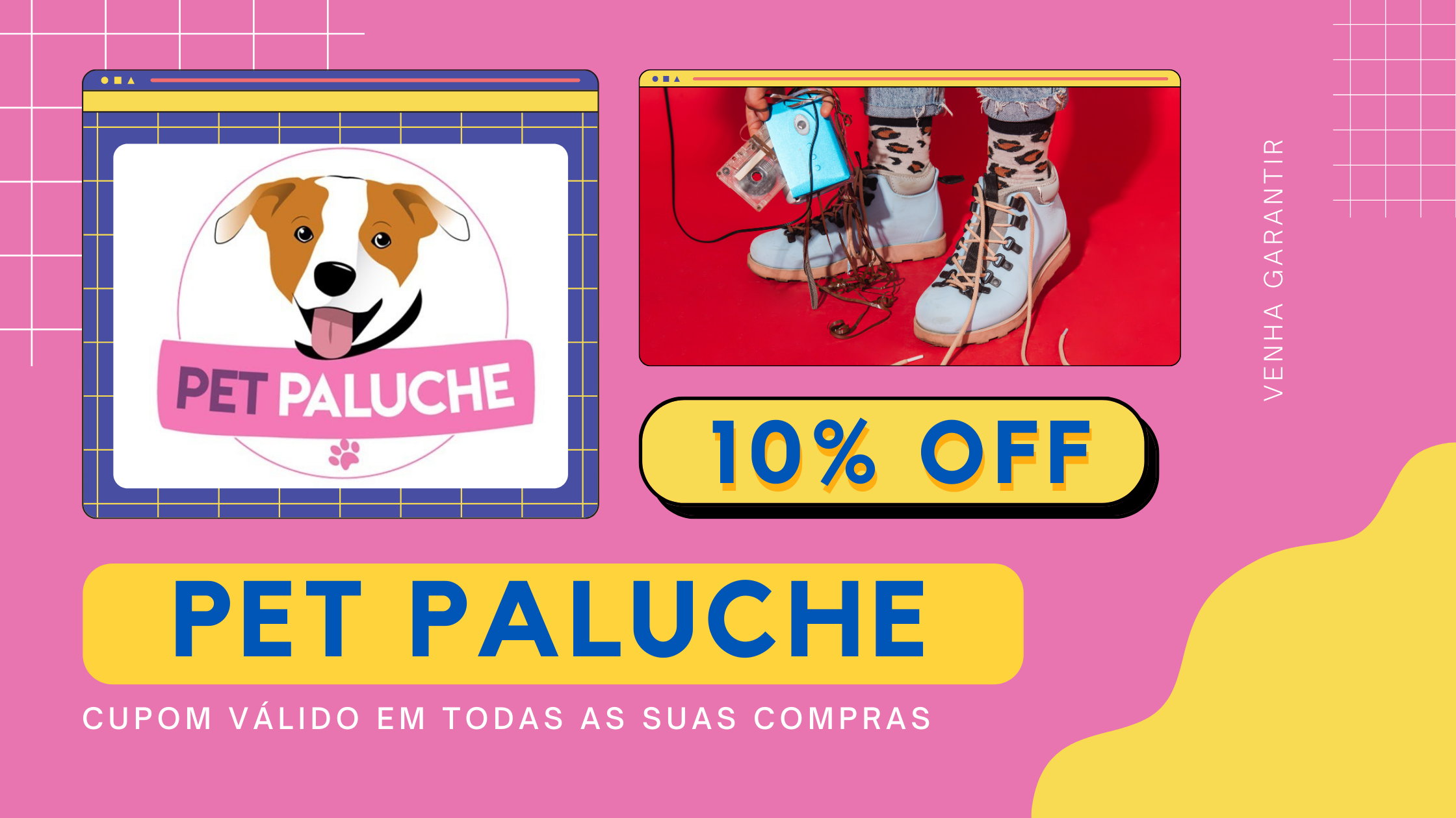 Pet Paluche: Garanta 10% OFF em todas as suas compras